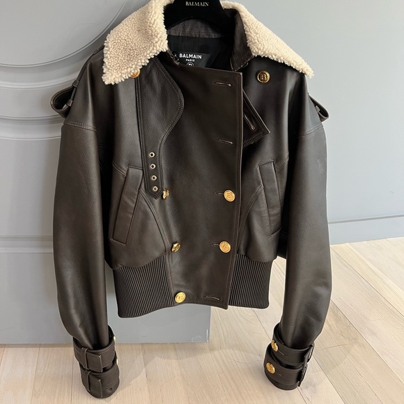 レザージャケット・コート BALMAIN FW25 Leather jacket (FF1TD207LC62 0PA) Balmain | Jackets & Coats | Balmain Leather Jacket | Poshmark
